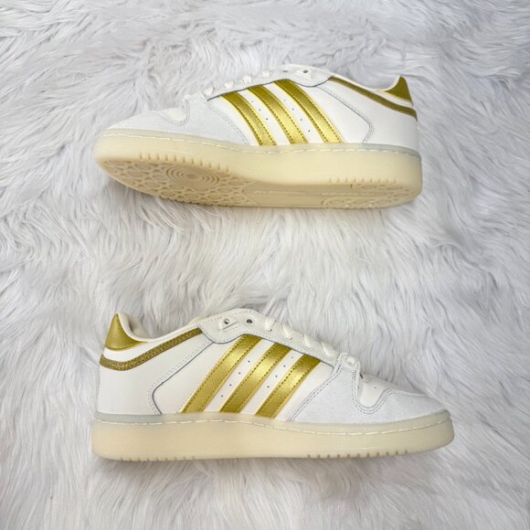 Adidas LAFC Centennial 85 Mens Shoes White Gold JP5169 NEW Sz 10